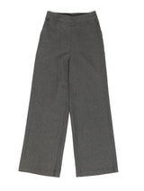Wide Leg Flannel Pants anthracite mel.
