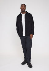 Pocket Corduroy Shirt black