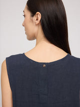 Emma ist 1,76 und trägt Größe S