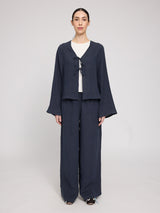 Emma ist 1,76 und trägt Größe S