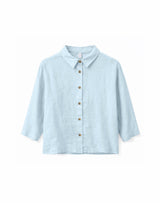 Amber ist 1,74 und trägt Größe S