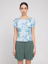 Emma ist 1,76 und trägt Größe S