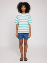 Jade ist 1,75 und trägt Größe S