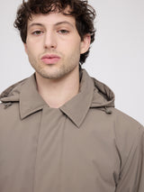 Light Padded Coat light mud