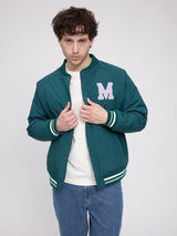 Varsity Jacket deep teal