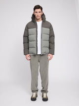 Block Puffer Jacket beluga/light bottle