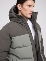Block Puffer Jacket beluga/light bottle