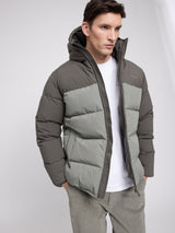 Block Puffer Jacket beluga/light bottle