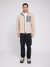 Padded Teddy-Fleece Jacket natural/light bottle