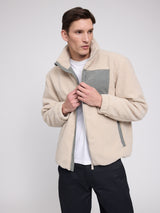 Padded Teddy-Fleece Jacket natural/light bottle