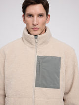 Padded Teddy-Fleece Jacket natural/light bottle