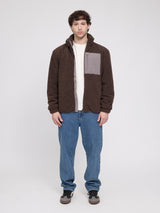 Padded Teddy-Fleece Jacket chocolate/warm mud