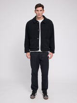 Bonded Teddy-Fleece Jacket black