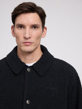 Bonded Teddy-Fleece Jacket black