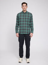 Checked Flannel Shirt bottle/black mel.