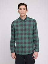 Checked Flannel Shirt bottle/black mel.