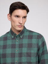 Checked Flannel Shirt bottle/black mel.