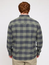 Checked Flannel Shirt mushroom/black mel.