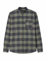 Checked Flannel Shirt mushroom/black mel.