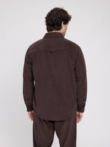 Pocket Corduroy Shirt black coffee