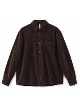 Pocket Corduroy Shirt black coffee
