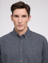 Flannel Shirt anthracite mel.