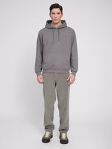Back Print Hoodie warm mud/records