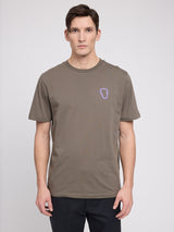 Chest Print T-Shirt crocodile