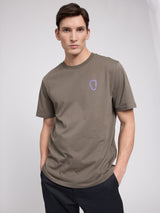 Chest Print T-Shirt crocodile