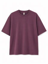Heavy Basic T-Shirt plum