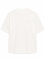 Back Print Theme T-Shirt offwhite/coffee
