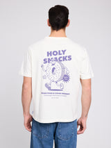 Back Print Theme T-Shirt offwhite/donut