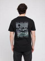 Back Print T-Shirt black/off the grid