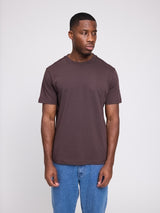 Back Print T-Shirt black coffee/wander