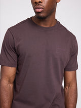 Back Print T-Shirt black coffee/wander