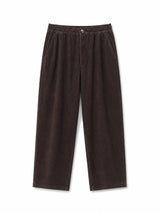 Corduroy Jogpants black coffee