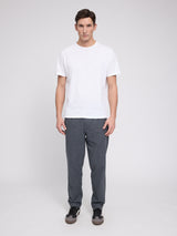 Tapered Flannel Pants anthracite mel.