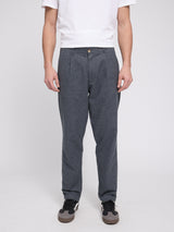 Tapered Flannel Pants anthracite mel.