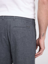 Tapered Flannel Pants anthracite mel.