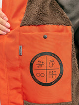 Heavy Performance Overcoat burnt orange