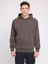 Genderless Natural Dye Hoodie natural dye black coffee