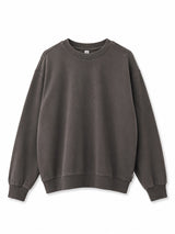 Genderless Natural Dye Sweatshirt natural dye black coffee