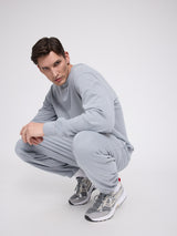 Genderless Natural Dye Sweatshirt natural dye ice blue