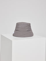 Waves Quilt Padded Bucket Hat warm mud