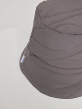 Waves Quilt Padded Bucket Hat warm mud