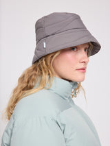 Waves Quilt Padded Bucket Hat warm mud
