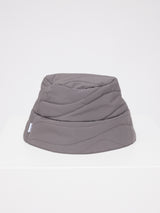 Waves Quilt Padded Bucket Hat warm mud