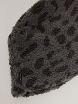 Teddy-Fleece Bucket Hat grey/printed