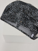 Printed Denim Shoulder Bag grey/printed