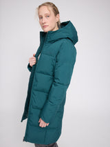 Basic Puffer Coat deep teal
